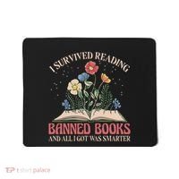 Banned Books Week Bookworm Banned Books Reader Mousepad thumb 0