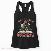 Banned Books Week Bookworm Banned Books Reader Women's Tank Top thumb 0