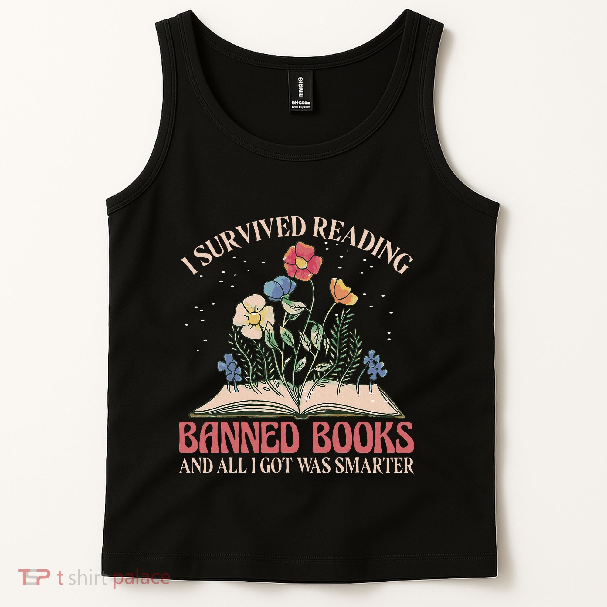 Banned Books Week Bookworm Banned Books Reader Tank Top