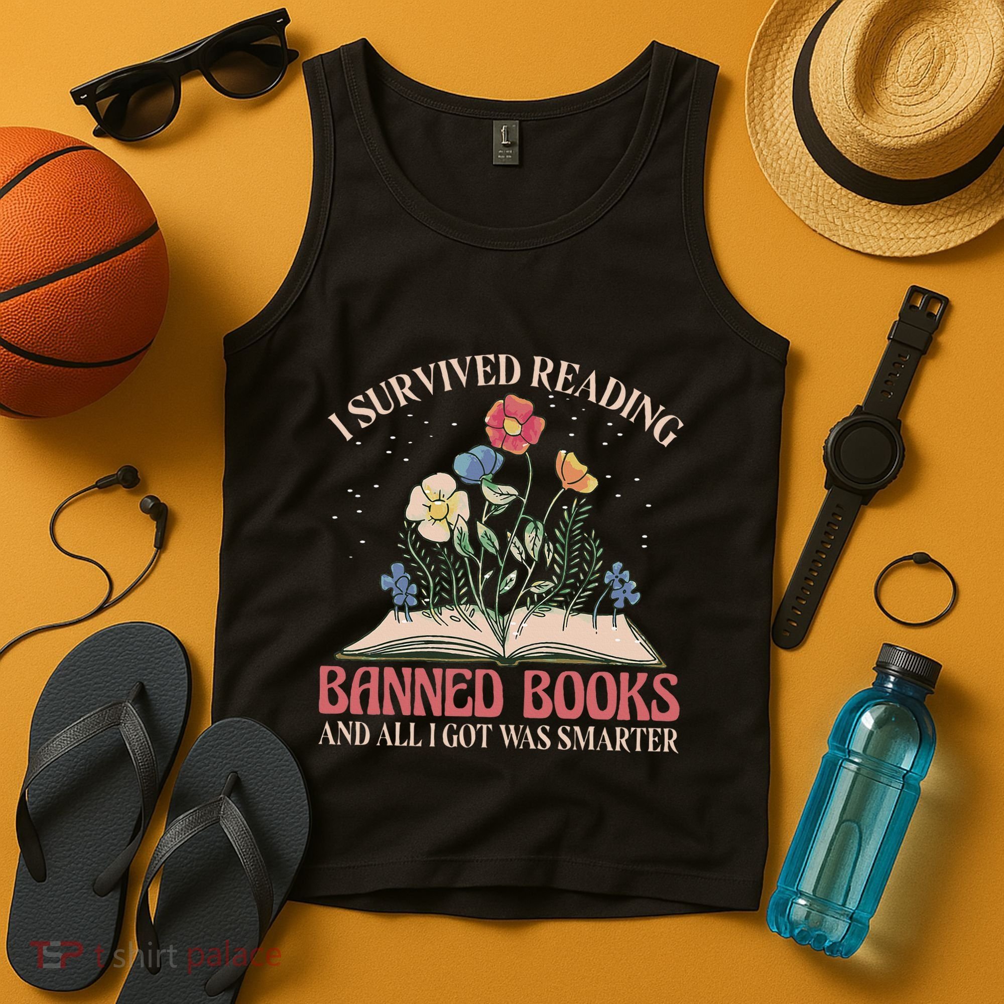 Banned Books Week Bookworm Banned Books Reader Tank Top