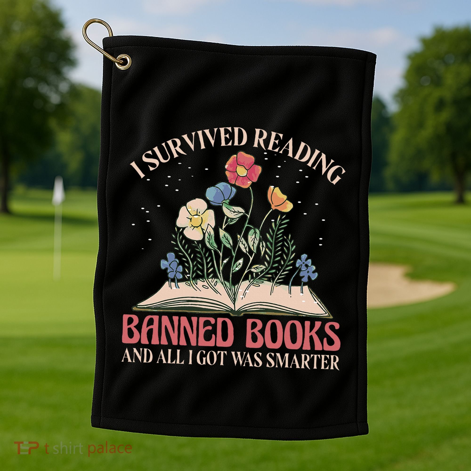 Banned Books Week Bookworm Banned Books Reader Golf Towel