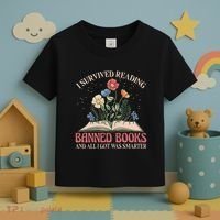 Banned Books Week Bookworm Banned Books Reader Toddler T-Shirt thumb 3
