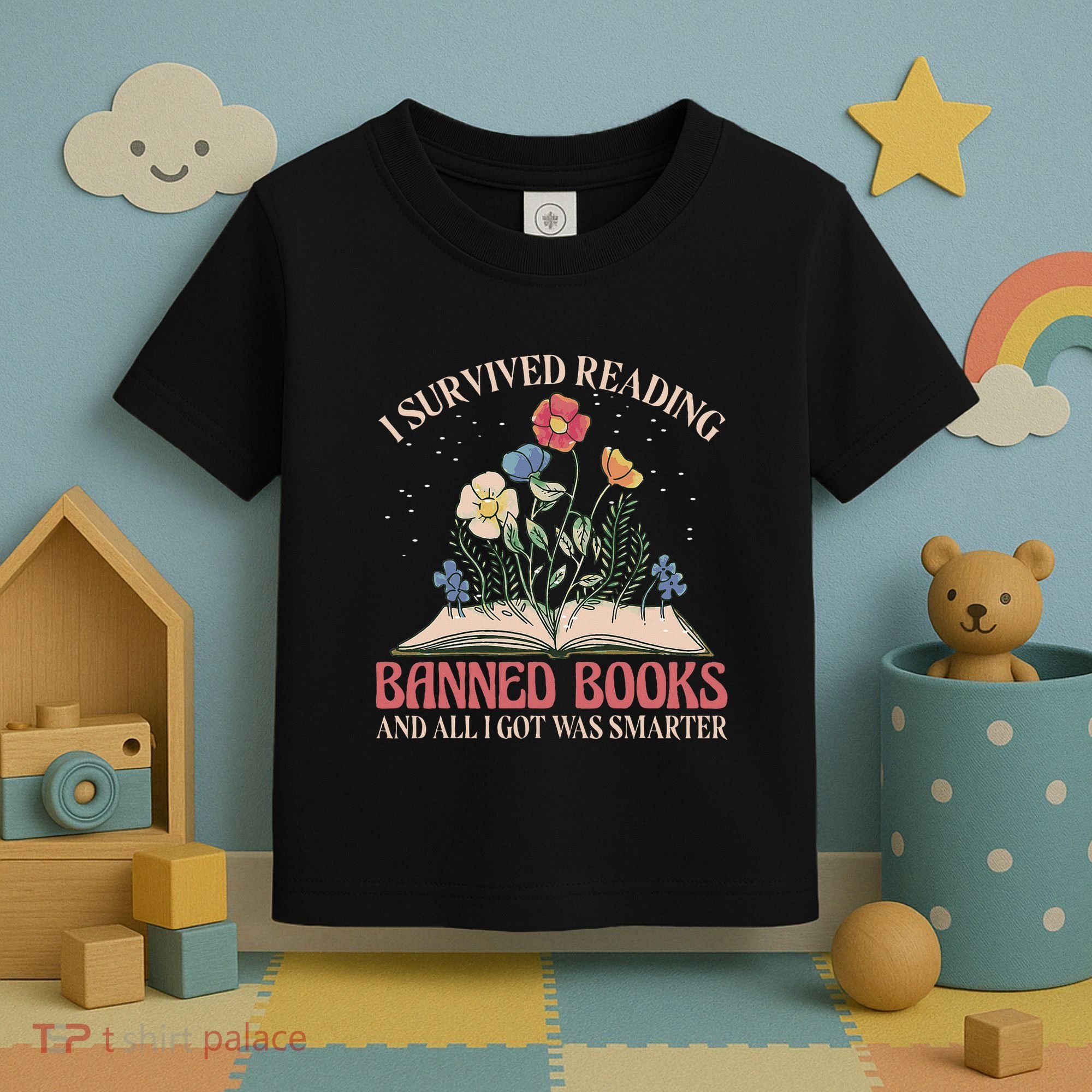 Banned Books Week Bookworm Banned Books Reader Toddler T-Shirt
