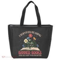 Banned Books Week Bookworm Banned Books Reader Tote Bag thumb 0
