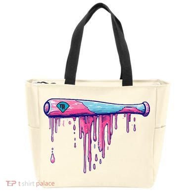 Baseball Bat With Sprinkles Drip Tote Bag