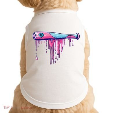 Baseball Bat With Sprinkles Drip Doggie Tank