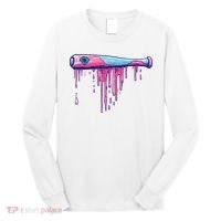 Baseball Bat With Sprinkles Drip Long Sleeve Shirt thumb 0