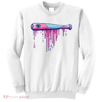 Baseball Bat With Sprinkles Drip Sweatshirt