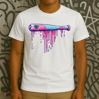 Baseball Bat With Sprinkles Drip T-Shirt thumb 3