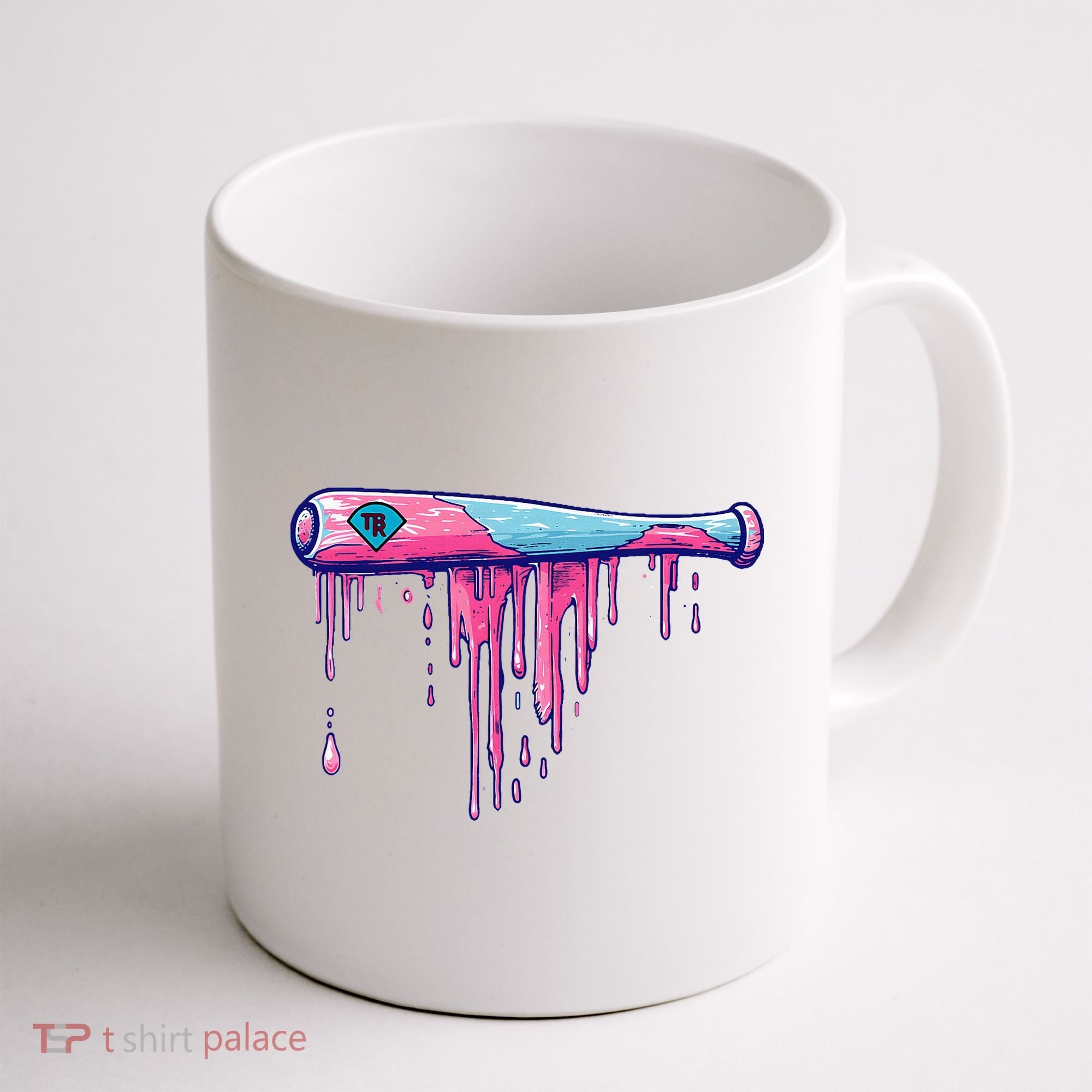Baseball Bat With Sprinkles Drip Coffee Mug