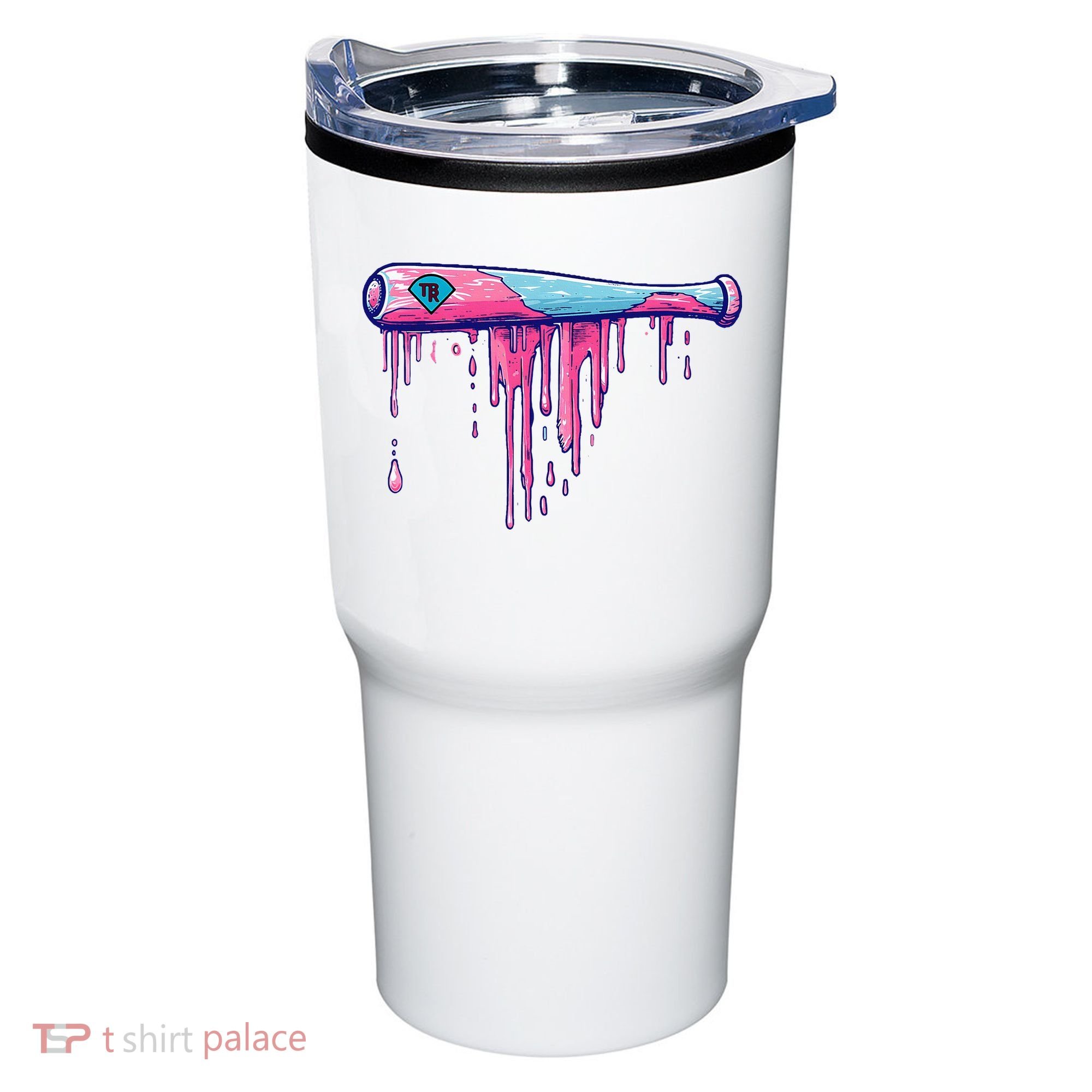 Baseball Bat With Sprinkles Drip Tumbler