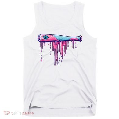 Baseball Bat With Sprinkles Drip Tank Top