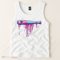 Baseball Bat With Sprinkles Drip Tank Top thumb 2