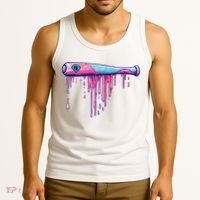 Baseball Bat With Sprinkles Drip Tank Top thumb 3