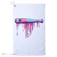Baseball Bat With Sprinkles Drip Golf Towel thumb 0