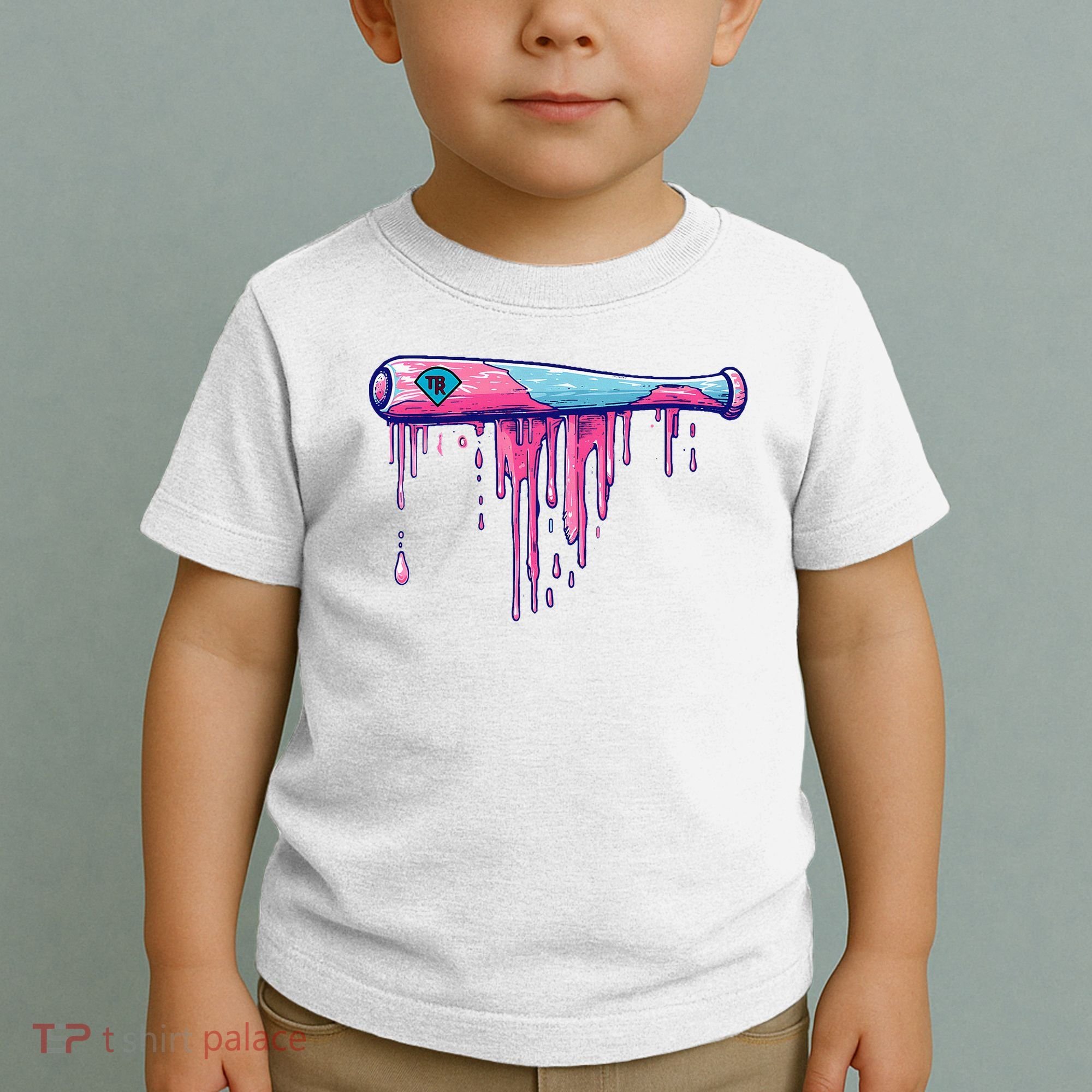 Baseball Bat With Sprinkles Drip Toddler T-Shirt