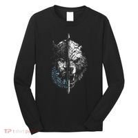 Berserker Bear Warrior Odin Runes Nordic Compass Long Sleeve Shirt thumb 0