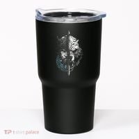 Berserker Bear Warrior Odin Runes Nordic Compass Tumbler thumb 0