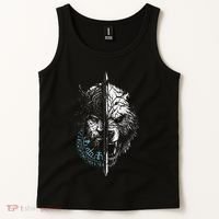 Berserker Bear Warrior Odin Runes Nordic Compass Tank Top thumb 2
