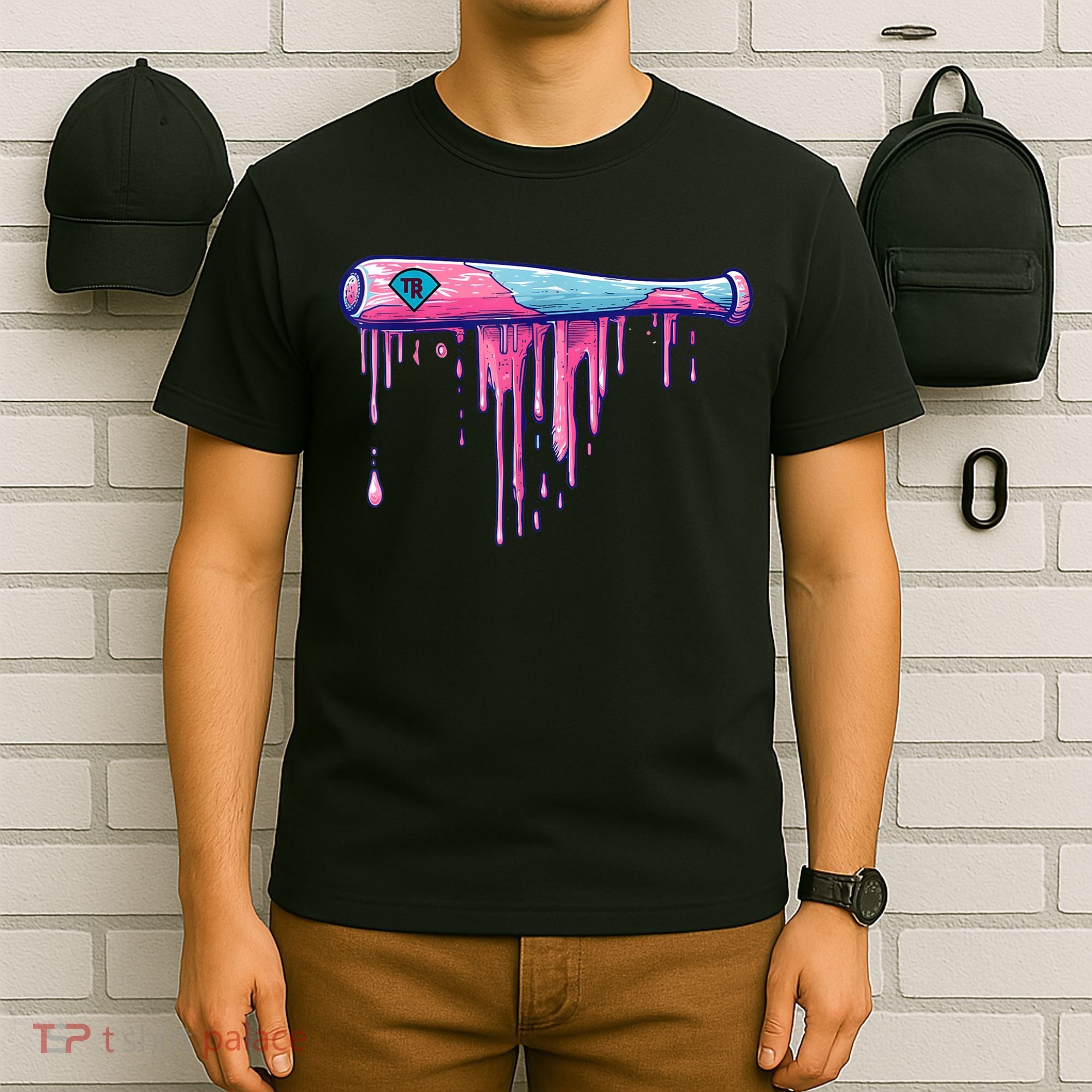Baseball Bat With Sprinkles Drip T-Shirt