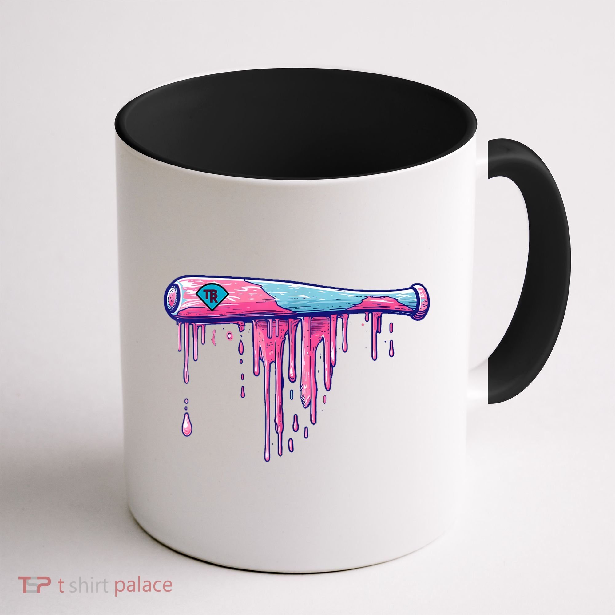 Baseball Bat With Sprinkles Drip Coffee Mug