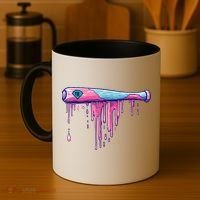 Baseball Bat With Sprinkles Drip Coffee Mug thumb 4