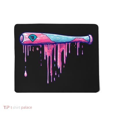 Baseball Bat With Sprinkles Drip Mousepad