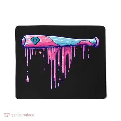 Baseball Bat With Sprinkles Drip Mousepad