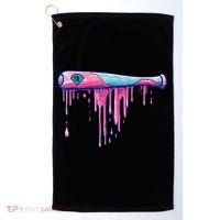 Baseball Bat With Sprinkles Drip Golf Towel thumb 0