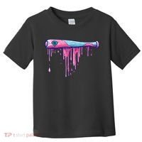 Baseball Bat With Sprinkles Drip Toddler T-Shirt thumb 0