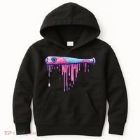 Baseball Bat With Sprinkles Drip Kids Hoodie thumb 0