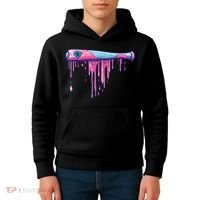 Baseball Bat With Sprinkles Drip Kids Hoodie thumb 4