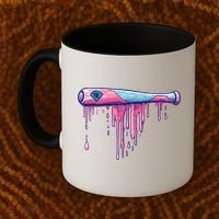 Baseball Bat With Sprinkles Drip Cute Gift Coffee Mug thumb 2