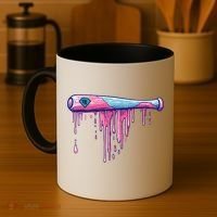 Baseball Bat With Sprinkles Drip Cute Gift Coffee Mug thumb 4