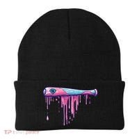 Baseball Bat With Sprinkles Drip Cute Gift Beanie thumb 0