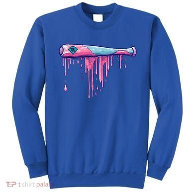 Baseball Bat With Sprinkles Drip Cute Gift Sweatshirt