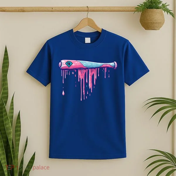 Baseball Bat With Sprinkles Drip Cute Gift T-Shirt