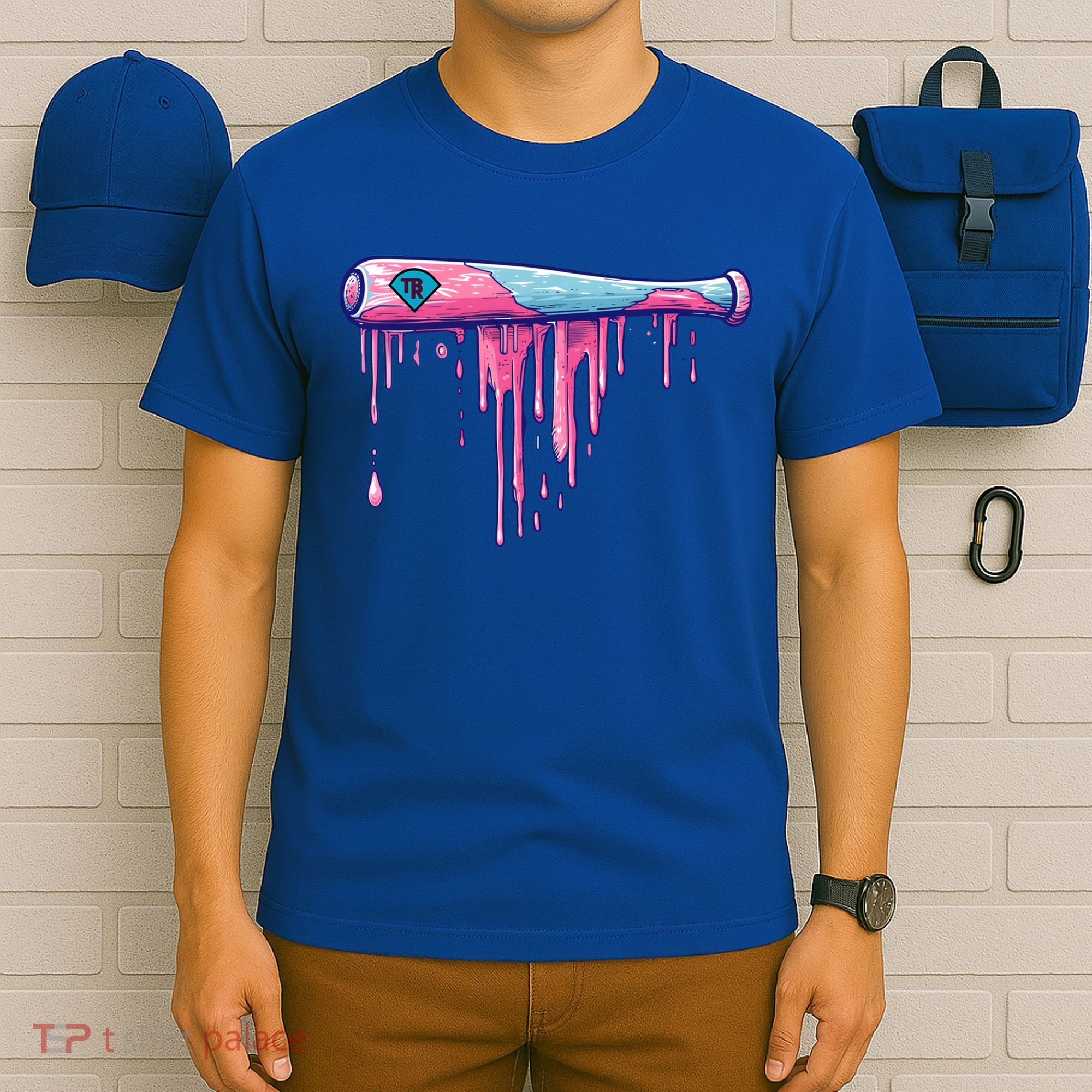 Baseball Bat With Sprinkles Drip Cute Gift T-Shirt