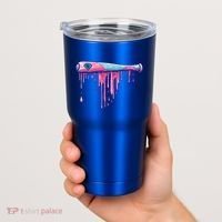 Baseball Bat With Sprinkles Drip Cute Gift Tumbler thumb 2