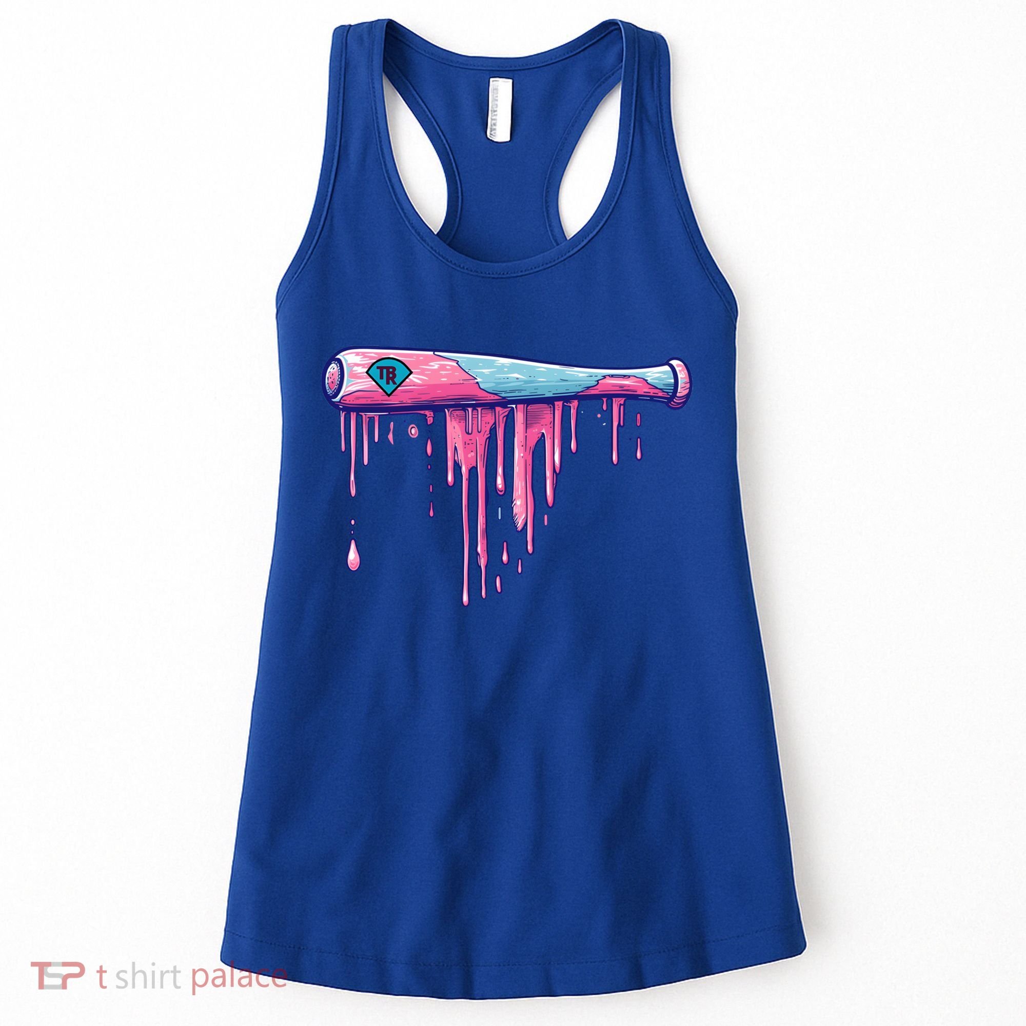 Baseball Bat With Sprinkles Drip Cute Gift Women's Tank Top