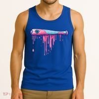 Baseball Bat With Sprinkles Drip Cute Gift Tank Top thumb 3