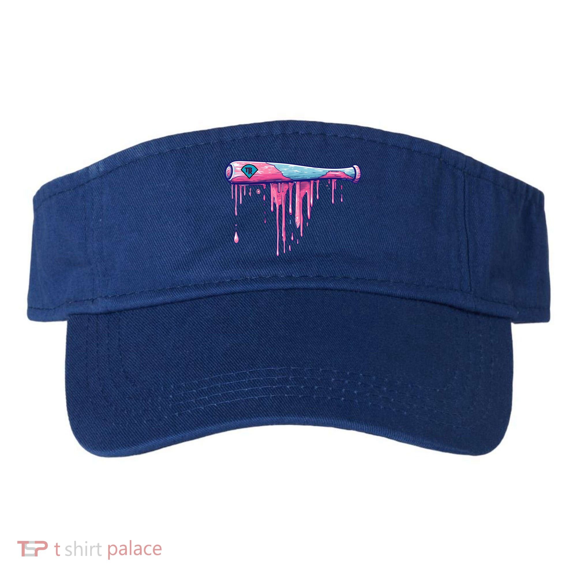 Baseball Bat With Sprinkles Drip Cute Gift Visor