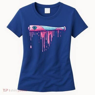 Baseball Bat With Sprinkles Drip Cute Gift Women's T-Shirt