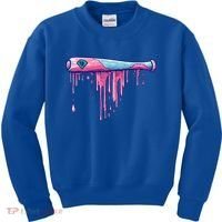 Baseball Bat With Sprinkles Drip Cute Gift Kids Sweatshirt thumb 0