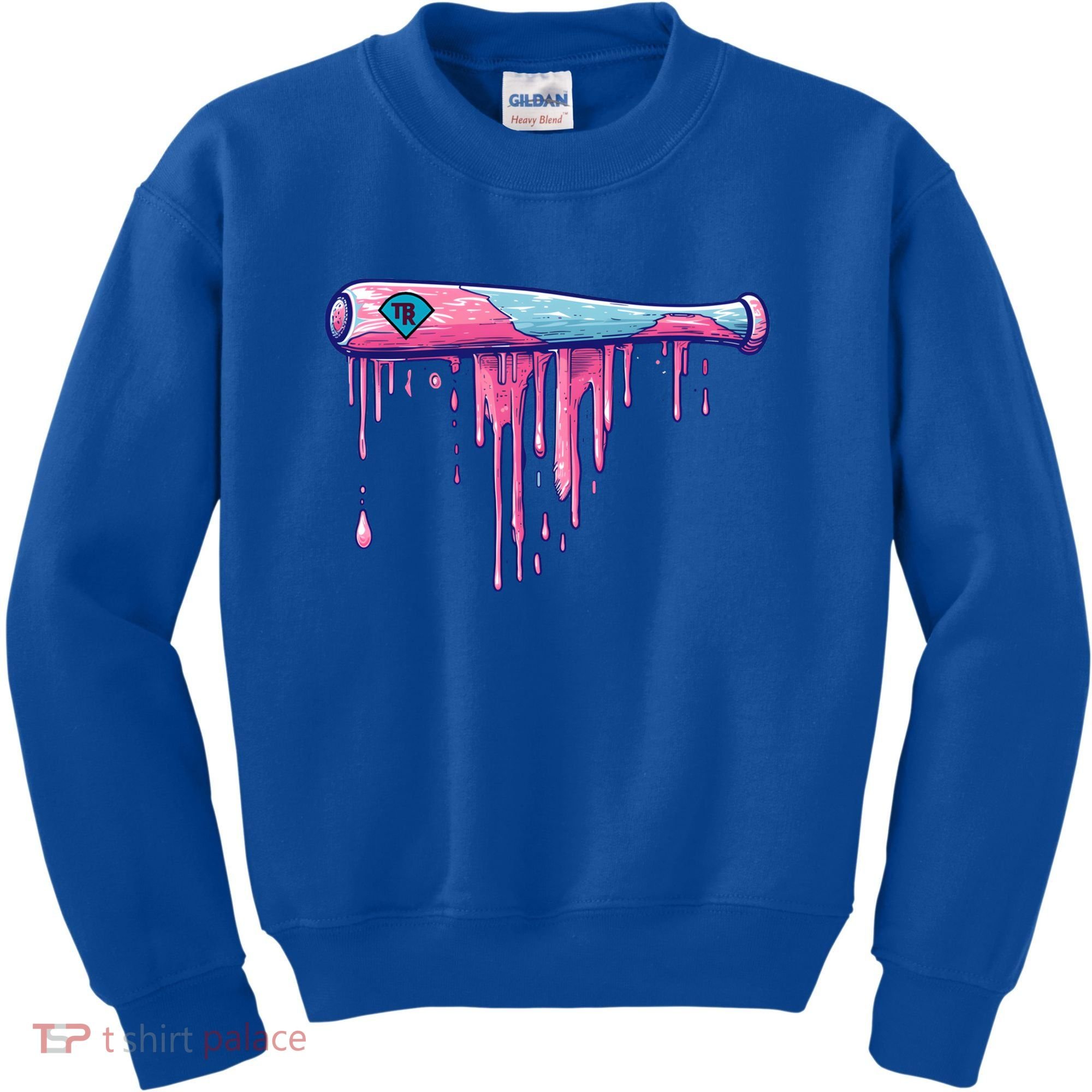 Baseball Bat With Sprinkles Drip Cute Gift Kids Sweatshirt