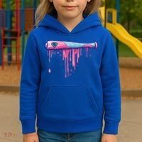 Baseball Bat With Sprinkles Drip Cute Gift Kids Hoodie thumb 3