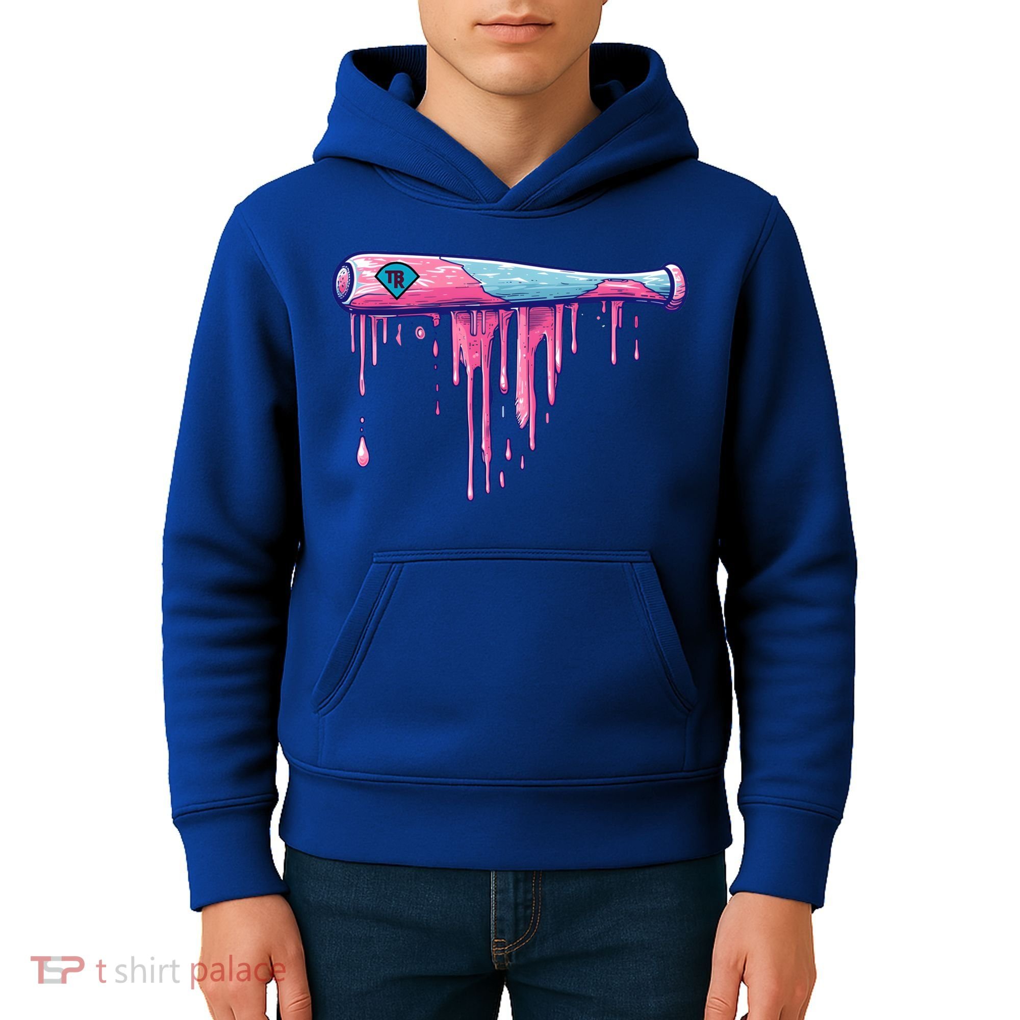 Baseball Bat With Sprinkles Drip Cute Gift Kids Hoodie