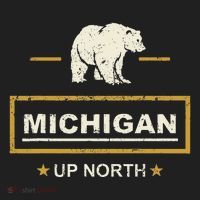 Black Bear  Wo Upper Peninsula Michigan Up North Women's Sweatshirt thumb 2