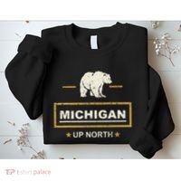Black Bear  Wo Upper Peninsula Michigan Up North Sweatshirt thumb 2