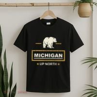 Black Bear  Wo Upper Peninsula Michigan Up North T-Shirt thumb 2